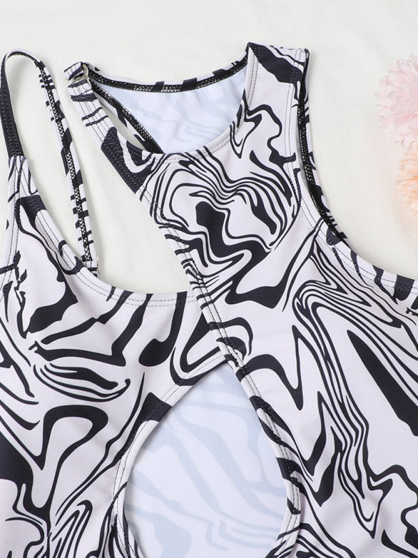Womens Hollow One Shoulder Sexy Swimsuit SIZE S-XL
