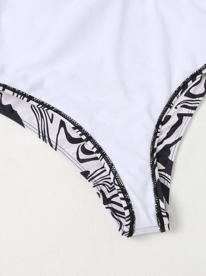 Womens Hollow One Shoulder Sexy Swimsuit SIZE S-XL
